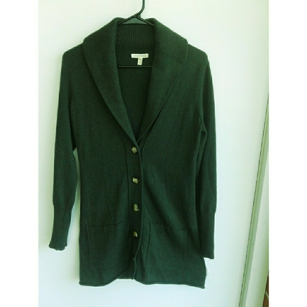Eileen Fisher Organic Cotton & Cashmere Cardigan